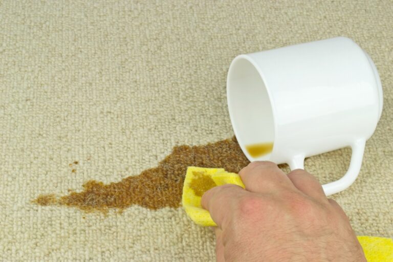 Koffievlekken verwijderen uit tapijt zó doe je dat Meubeltrend.nl